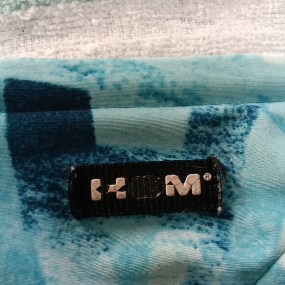 (*) RARE VINTAGE 1" HOM SWIM BRIEF, SIZE 30- 32", LIGHT BLUE PATTERN (Pre-Owned) - Picture 5 of 9